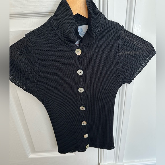 Calle Del Mar Short Sleeve Cardigan - Size Small - Picture 4 of 6